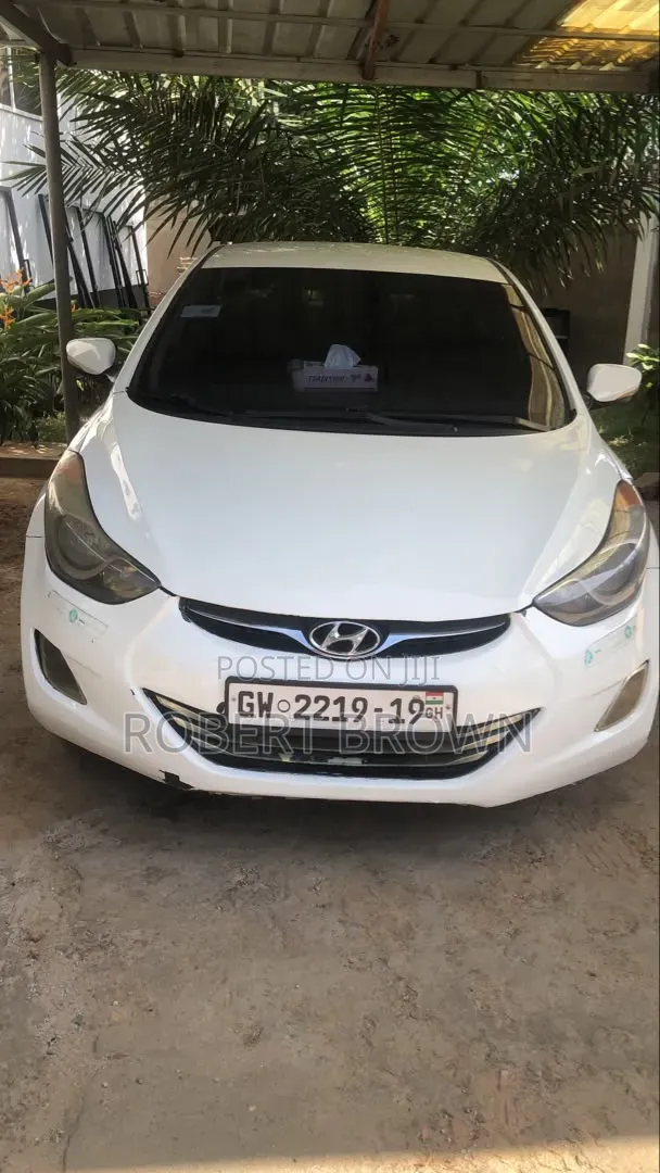 Hyundai Elantra 2013 White - 1