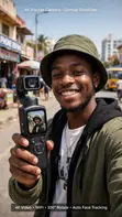 4K Pocket Camera with Gimbal Stabilizer - 2