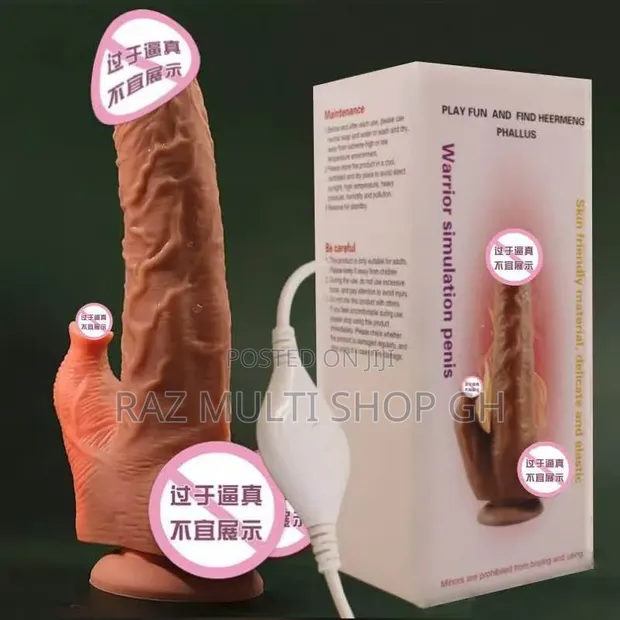 Telescopic Vibrator with Heating and Tongue Licking Function - 1