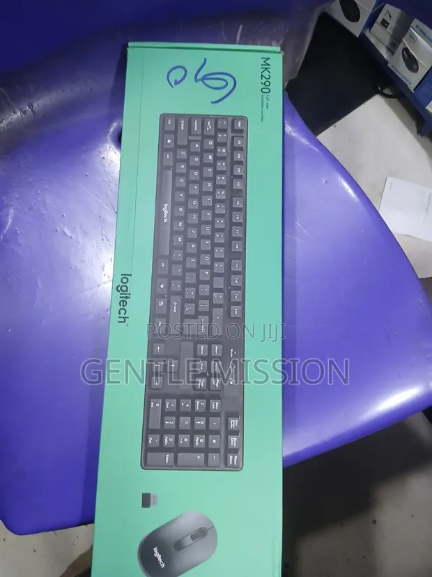 Wireless Logitech Keyboard and Mouse Combo - 1