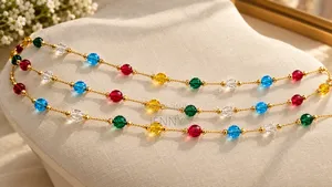 Ladies Multicolour Beaded Waist Chain