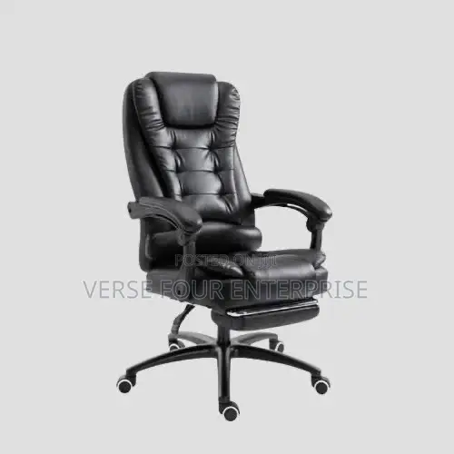 Reclining Executive Massage Chair with Footrest - 1