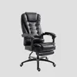 Reclining Executive Massage Chair with Footrest - 1