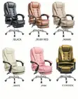 Reclining Executive Massage Chair with Footrest - 2