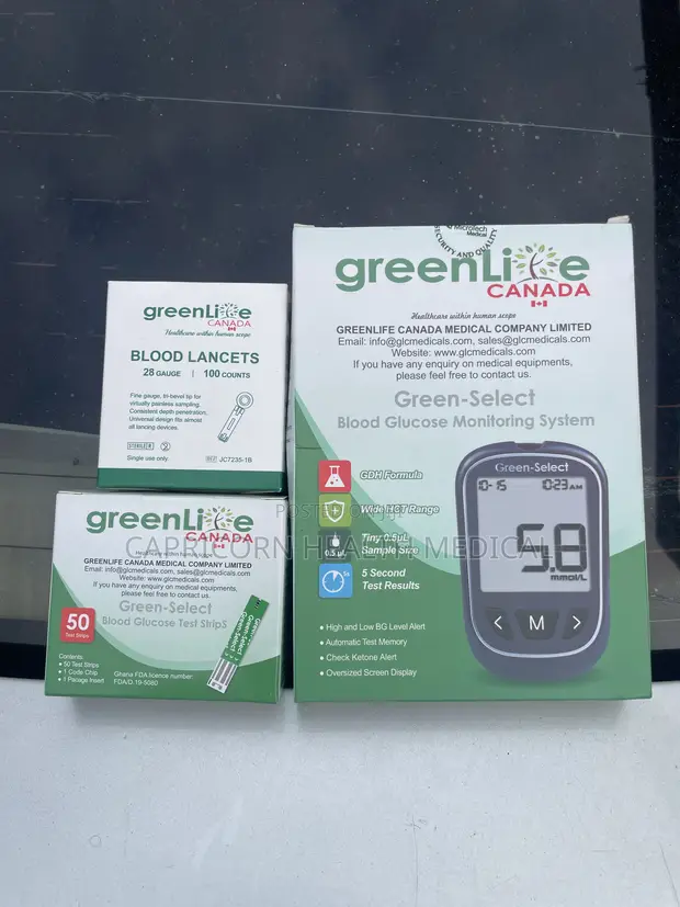 Greenlife Select Glucometer Set + 50 Strips - 1