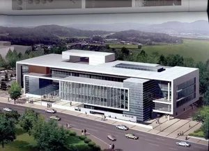 Hospital Building Plan: Dual-Track Infection Isolation