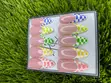 Handmade 20-Piece Polka-Dot French Tip Press-on Nails - 1