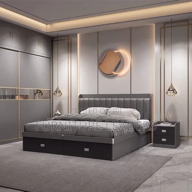 King Size Bed with Mattress - 1