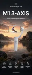 3-Axis Smartphone Stabilizer Gimbal M1 Merak One - 2
