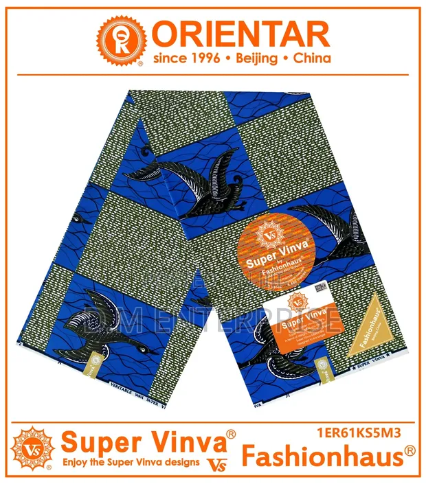 Original African Print Fabric - Mixed Design - 1