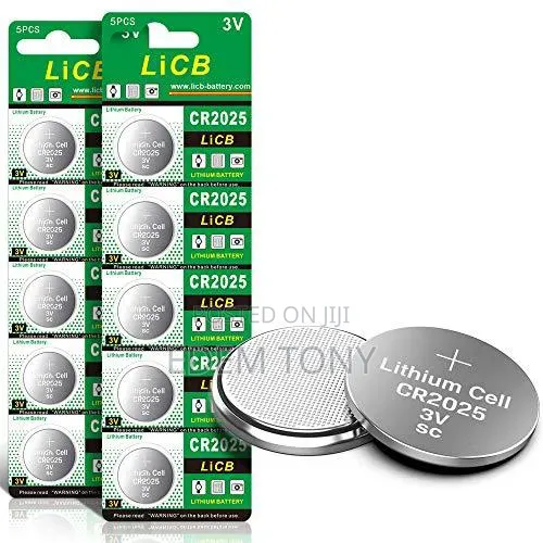 LiCB CR2025 3V Lithium Coin Cell Batteries (10-Piece Pack) - 1