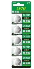 LiCB CR2025 3V Lithium Coin Cell Batteries (10-Piece Pack) - 5