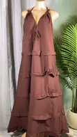 Tiered Halter Maxi Dress - 2