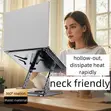 360° Rotatable Carbon Steel Laptop Stand - 3