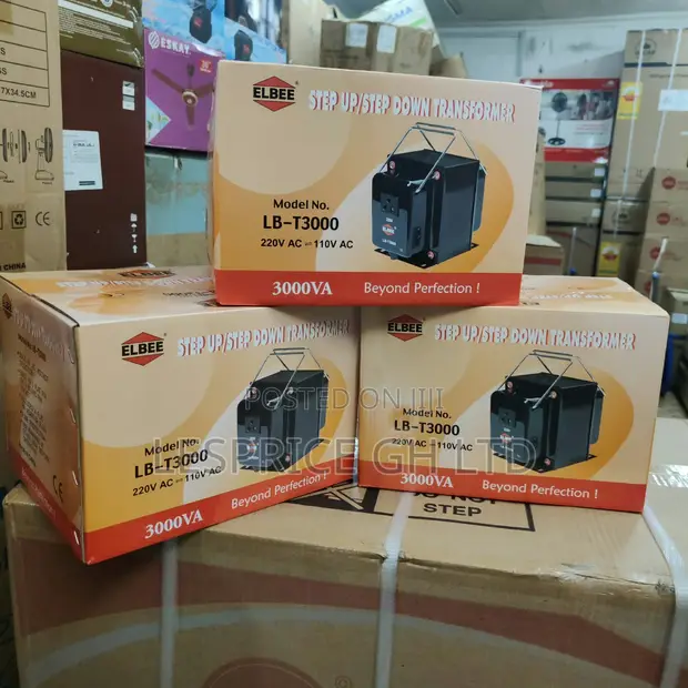 Elbee 3000W Step Up & Down Transformer - 1