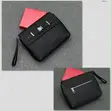 Executive Clutch Pouch - Black Canvas & Leather - 3