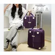 2-in-1 Trolley Luggage Travel Bag Set - Purple - 5