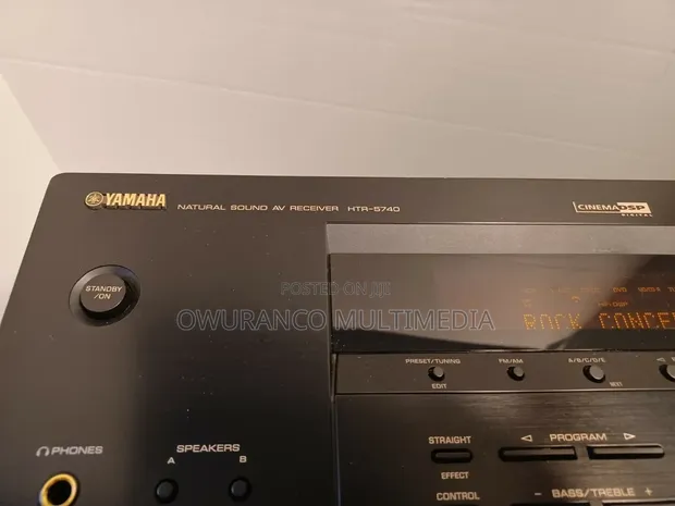 Yamaha HTR-5740 6.1Ch AV Receiver with Remote - 1