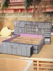VIG Furniture Design Double Bed with 2 Drawers - 2