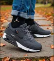 Nike Air Max Dark Ash and White Sneakers - 2