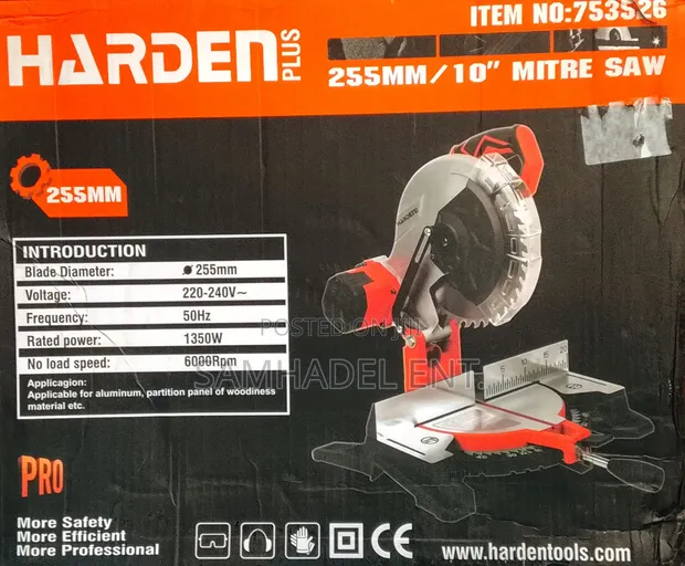 10 Inch/255mm Sliding Compound Miter Saw - 1