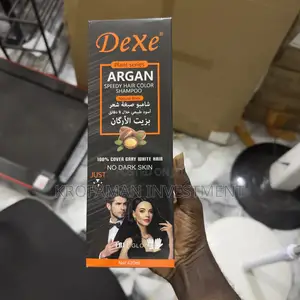 Dexe Argan Hair Color Shampoo - Natural Black