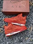 Air Jordan 4 Biker Red and White - 2