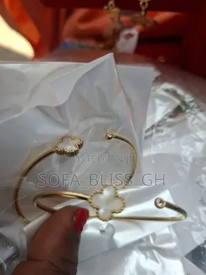Fashion Bangles - Gold Stainless Steel
