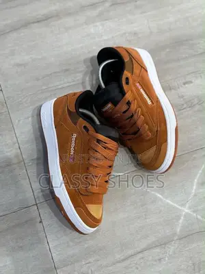 Reebok Sneakers - Brown and White