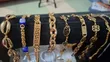Gold-Plated Bracelets with Adinkra Signs - 1