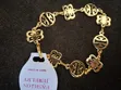 Gold-Plated Bracelets with Adinkra Signs - 2