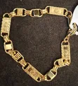 Gold-Plated Bracelets with Adinkra Signs - 3