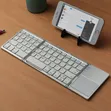 Smart Foldable Bluetooth Keyboard with Touchpad - 1