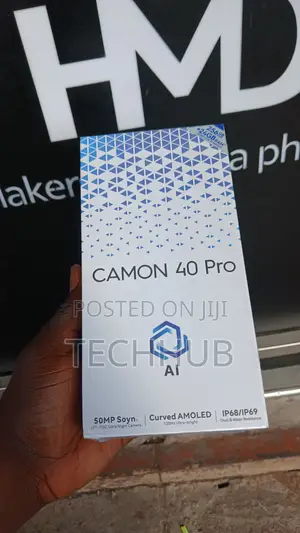 New Tecno Camon 40 Pro 5G 256GB Gold