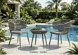2 Seater Grey Rope Balcony Set - 1