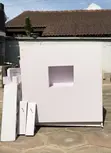 Modern White Office Desk / Workstation - 2