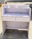 Modern White Office Desk / Workstation - 5