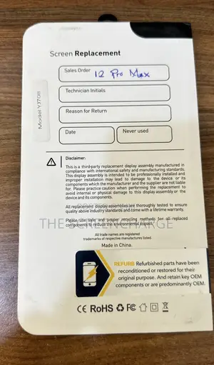 iPhone 12 Pro Max - iCloud/Refurbished Screens