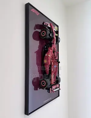 LEGO Technic Ferrari SF-24 with Wall Frame