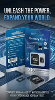 High Performance 4GB Micro SD Memory Card - 2