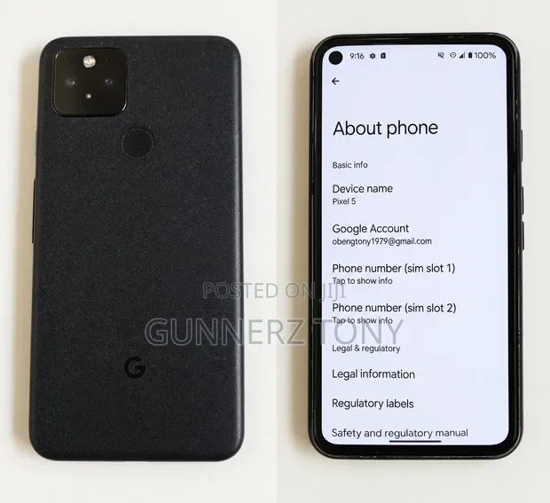 Google Pixel 5 128GB Black - 1