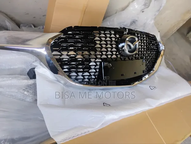 Mazda 3 Sedan Front Grille with Chrome (2019-2024) - 1