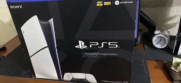 PS5 Slim Digital Edition with 5 Games - 1