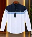 Ralph Lauren Men's Color Block Long Sleeve Shirt - 4