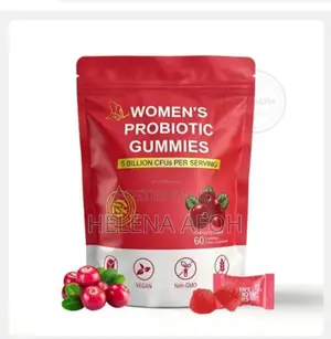 Women's Probiotic Gummies - Cranberry, Sugar-Free (60 Count)
