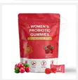 Women's Probiotic Gummies - Cranberry, Sugar-Free (60 Count) - 1