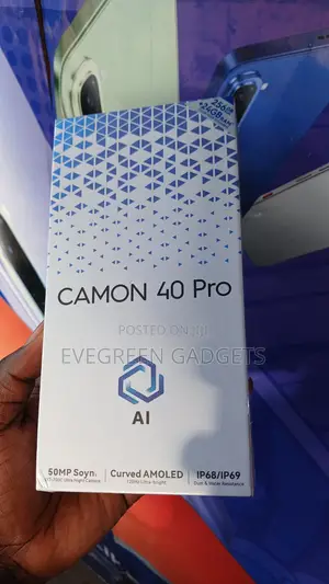 New Tecno Camon 40 Pro 5G 256GB Gray