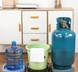 Portable Gas Cylinder Cart with Round Handle - 3
