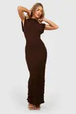 Bubble Textured Sleeveless Midaxi Dress - 1