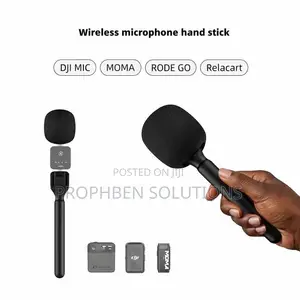 Wireless Microphone Holder for Podcasts & Vlogging